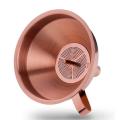 Stainless Steel Funnel with Detachable Filter for Canning -rose Gold