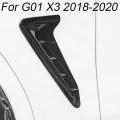 For-bmw X3 G01 2018-2020 Car Abs Carbon Fiber Air Vent Cover Trim