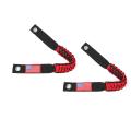 Roll Bar Grab Handles for Ford Bronco 2021 2022 with Us Flag, Red