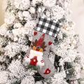 Christmas Stockings with 3d Santa Claus, Fireplace Christmas, B