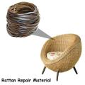 Coffee Gradient Flat Synthetic Rattan Weaving Material Plastic Rattan