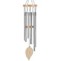 Wind Chimes for Outside, Woodstock Chimes with S Hook Wood Pendant
