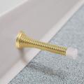 Spring Door Stops 3 Flexible Heavy Duty Spring Door Stopper (gold)