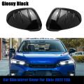 2pcs Car Side Rearview Mirror Cover for Honda Civic 2022 11th