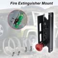 2x Universal Quick Release Roll Bar Fire Extinguisher Mount Bracket
