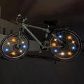 4 Pack Bike Spoke Light Mountain Bike Fish-shaped Steel Rim Spoke