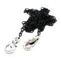 Rc Car Metal Tow Chain with Trailer Hook for Trx4 Axial Scx10 Black