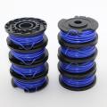 8pcs Single Line Trimmer Grass Mower Trimmer Replacement Spool Line