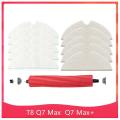11pcs for Roborock T8/ Q7 Max / Max+ Washable Mop Cloth Main Brush