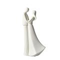 Home Abstract Sculpture Couple Model Office Decor Figurines White