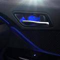 Car Door Handle Bowl Atmosphere Light Interior Led Blue Frame Light