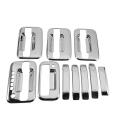 External Door Handle Covers for 2004-2019 Ford F150 Silver