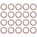 10mmx14mmx1.5mm Copper Crush Washer Flat Ring Gasket Fitting 20 Pcs