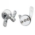 Alloy Toilet Seat Hinges Mountings Set Chrome with Fittings Screws