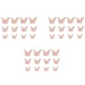 3d Butterfly Wall Stickers, 36 Pcs Butterfly Wall Decals(rose Gold)