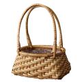 Wicker Basket Gift Baskets Empty Willow Woven Picnic Basket Easter