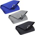 3 Pcs Tri-fold Golf Towel with Loop Clip for Hanging On Golf Club