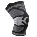 Knee Brace Support with Side Stabilizers & Patella Gel Pad ,black L