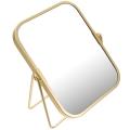 Vanity Makeup Mirror with Metal Stand Swivel Desktop Tabletop Mirror