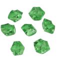 1.1lb/500g Fake Ice Square S Acrylic Stones Green 0.55 X 0.43 Inch