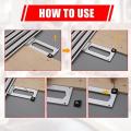 Woodworking Cutting Board Tool 90 Degree Right Angle Guide Rail Clamp
