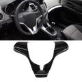 Carbon Fiber Car Interior Steering Wheel Cover Trim for Chevrolet