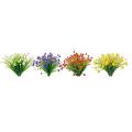 20 Bundles Artificial Flowers for Outdoor Decoration, Faux Greenery