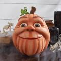 Fall Fake Pumpkin with Rich Expression for Halloween Decoration F