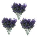 Artificial Lavender Flowers Plants 18 Pieces,uv Resistant(purple)