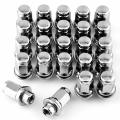 Set Of 24 Nuts Lugs Taller Chrome for Toyota Tacoma 4 Runner Lexus