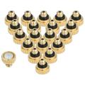 20pcs Brass Misting Nozzles 0.012 Inch(0.3 Mm) Water Spray Nozzle