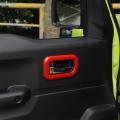 Car Interior Door Handle Cover Abs for Suzuki Jimny,red