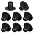 8 Pcs Ground Swimming Pool Pump Hole Stopper Pool Accessories,black