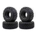 4pcs 118mm 1.9 Rubber Tires Tyres Wheel for 1/10 Axial Scx10 90046