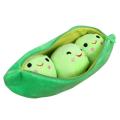 Baby Green Pea Plant Beans Plush Toys with Bag Plush Stuffed Toys