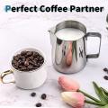 Milk Frothing Tank Stainless Steel for Espresso Machine Milk Frother