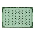 Collapsible Plastic Folding Storage Box Cosmetic Container Green