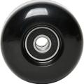 Skateboard Wheels with Bearings 52x30mm Pu Wheels (set Of 4) Black
