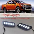 Car Led Daytime Running Lights for Ford Ranger Px1 T6 Mk1 2011-2014