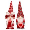 Valentines Day Gnome Plush Swedish Dwarf Figurines Table Decor Gifts
