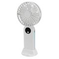 Travel Outdoor Mini Hand Air Cooling Fan White