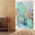 Stall Marble Shower Curtains for Bathroom Sets with 12hooks 36x72inch