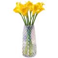 Decorative Glass Vase Crystal Clear Modern Decor Vase (multicolor)