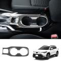 Car Carbon Fiber Console Water Cup Holder for Toyota Corolla Cross