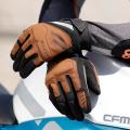 West Biking Breathable Full Finger Racing Motorcycle Gloves,grey L