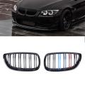 Car Gloss Black Front Mesh Sport Grills For-bmw 3 Series E92 M3 07-10