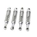 4pcs Shock Absorber with Extender Hard Kits for Wpl C14 C24 ,silver