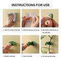 60 Pcs Plant Climbing Wall Fixture Clips Self-adhesive Traction Clips