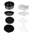 12pcs Air Fryer Accessories 9 Inches for Airfryer 5.3-6.8qt Fryer