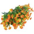 6 Pack Artificial Flowers for Outdoors,fake Hanging Plants Greenery